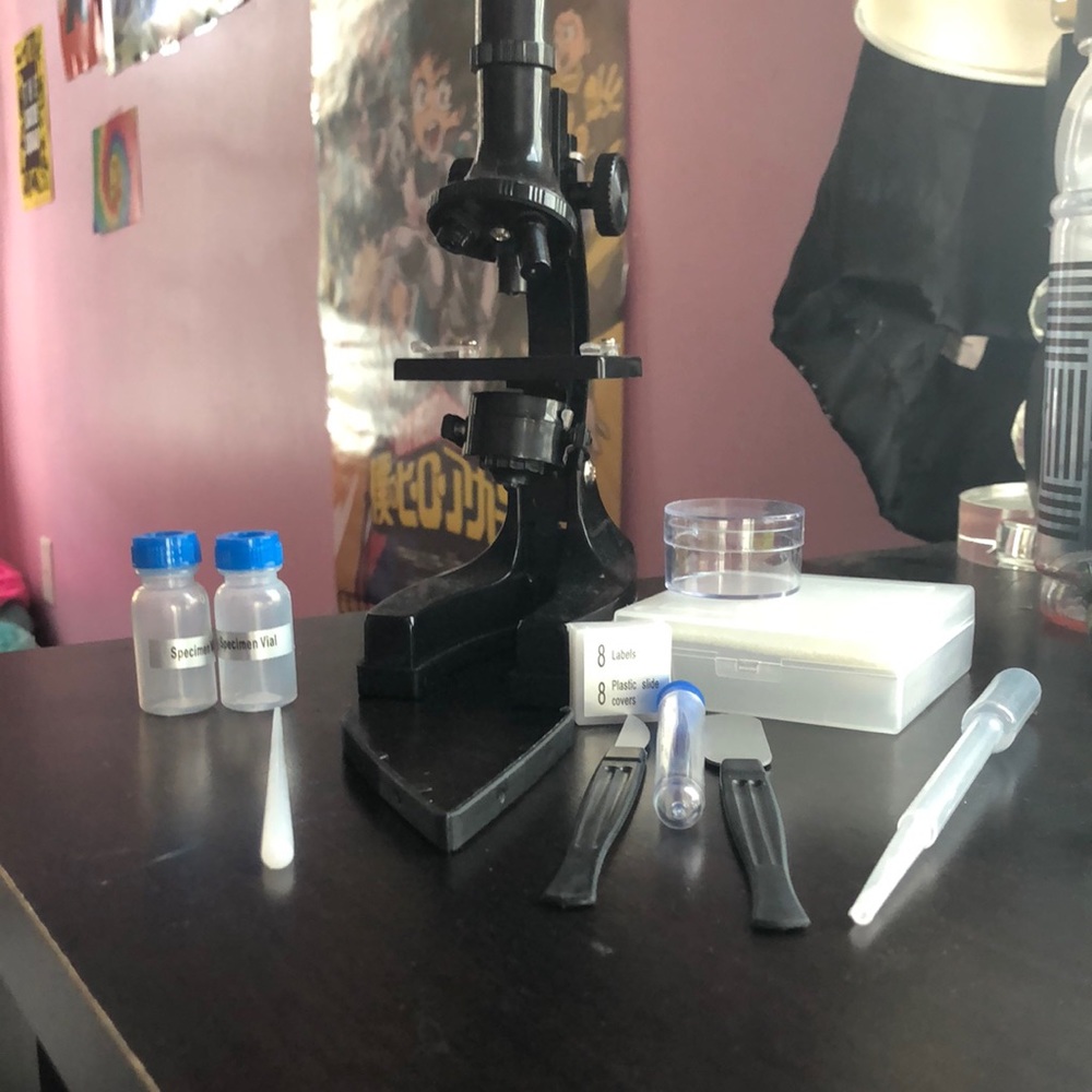 Microscope with tools
